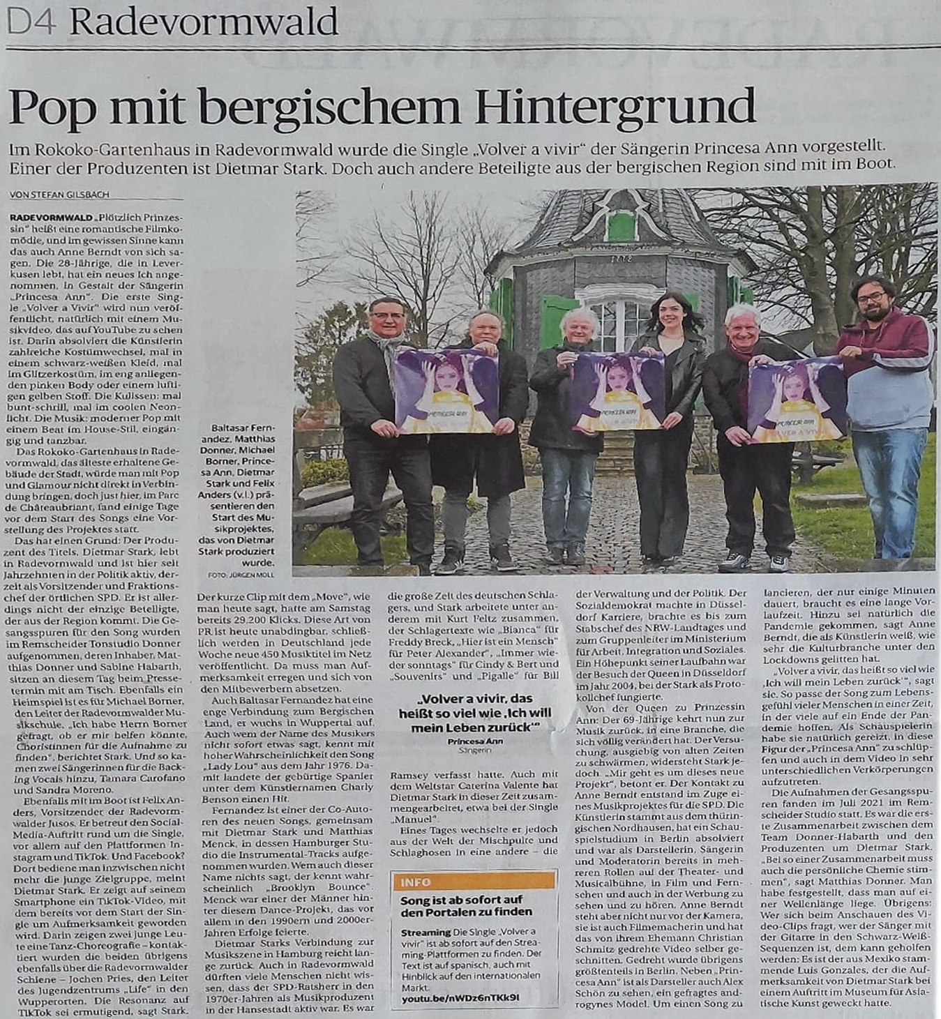 Rheinische Post-Bericht 16.04.2022